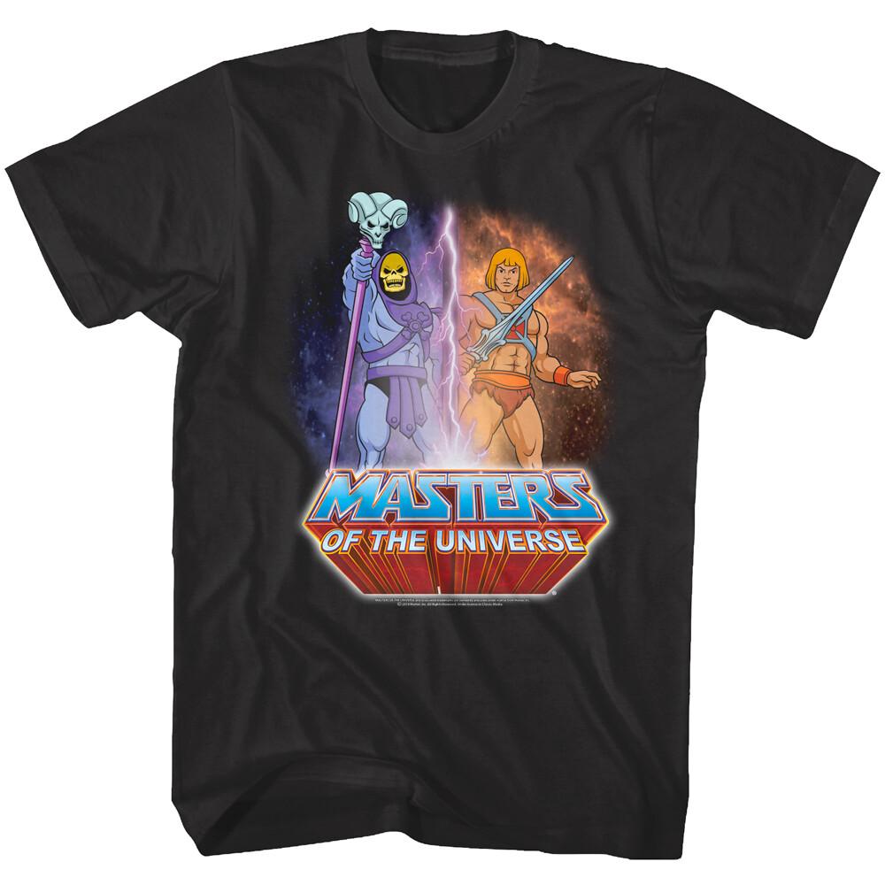 Masters of the Universe Skeletor Versus He-Man Men T Shirt Lightning Eternia M