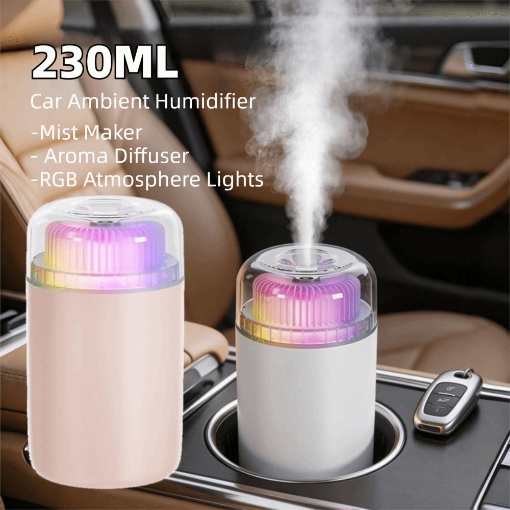 Ultrasonic Spray Mini Air Humidifier Portable Cool Mist Maker Desktop Spray Fogger For Car