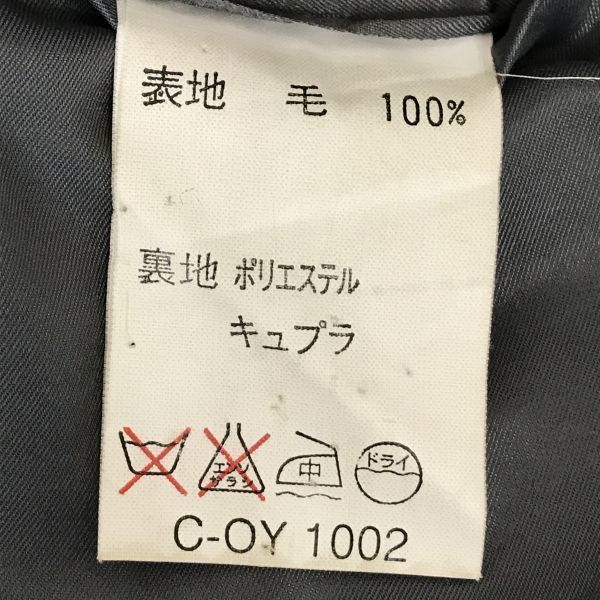 90s-00s LANVIN Cashmere Blend 2 Button Tailored Jacket Blazer R46-44 Men M Black(USED)