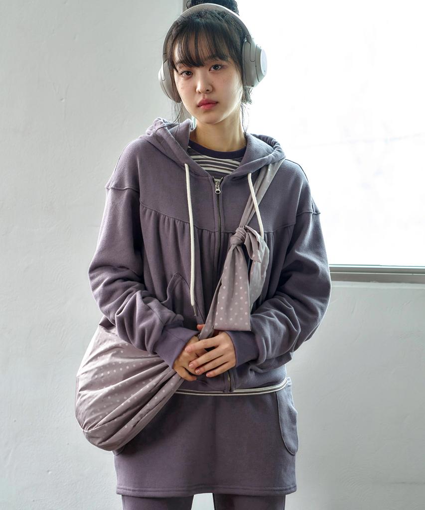 Kijiko Ke904-Dot Hobo Bag Beige