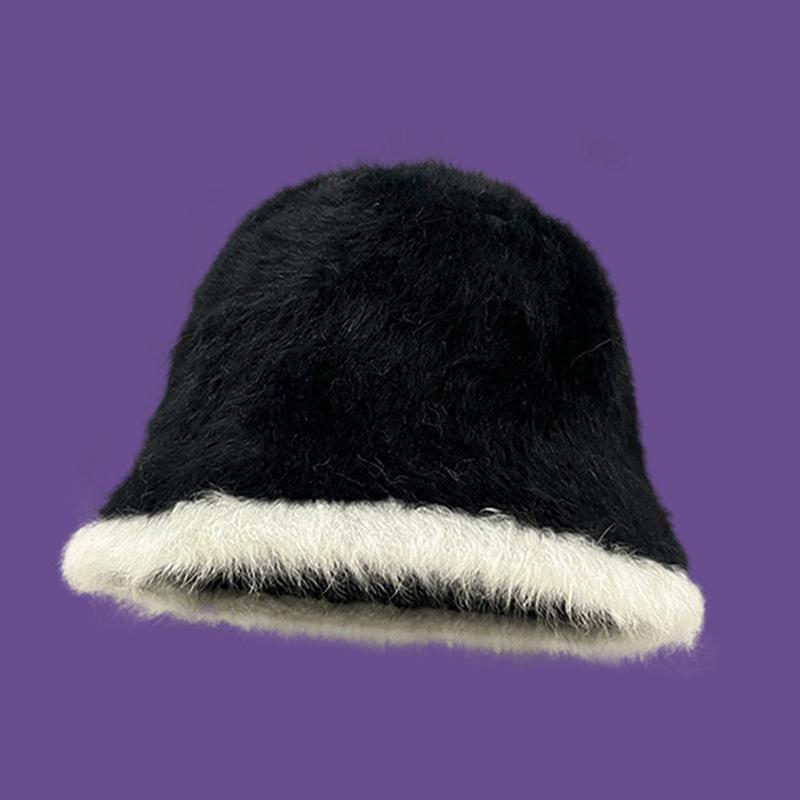 Style 4 Hat Versatile Style Sweet Knitted Warm And Soft Fisherman Hatcaps