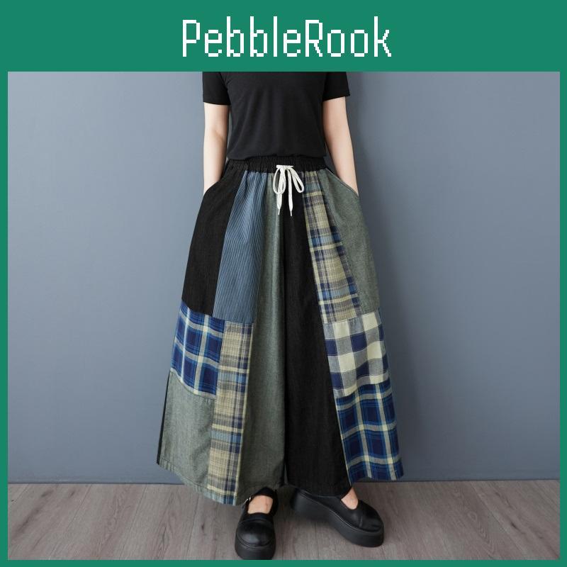 Summer Size Vintage Plus Spring Patchwork High Waist Casual Loose Women Jeans Denim Wide Leg Pants