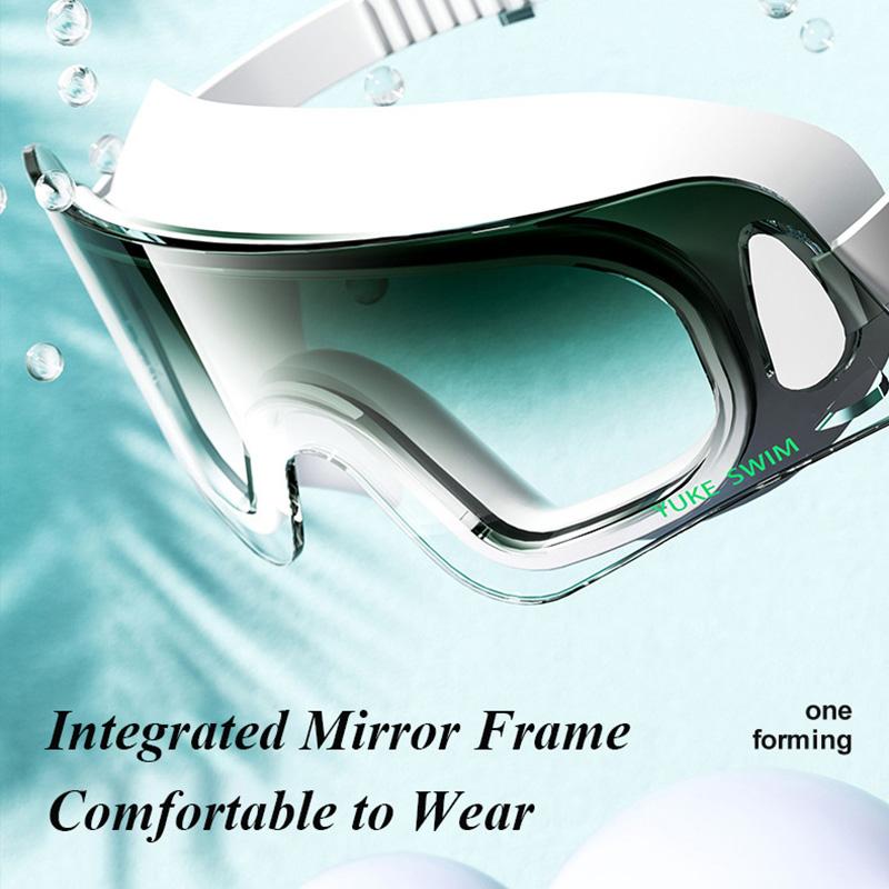 Anti Fog Swimming Goggles HD Waterproof Large Frame High Quality Swimming Glasses for Adults Pool Sports Swimming Goggles