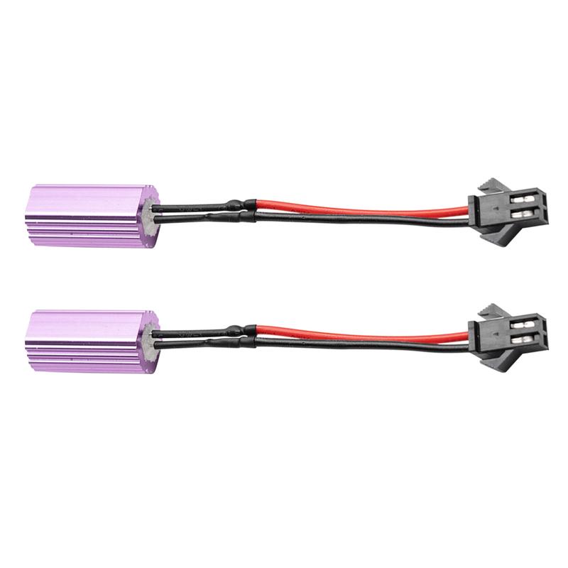 2x  Canbus Error Free Load Resistors for Fixing LED Bulb Fast Hyper Flash Turn Signal Blink Error Code