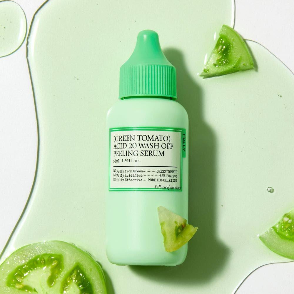 FULLY Green Tomato Acid 20 Wash Off Peeling Serum Exfoliating Refining 50ml