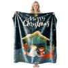 2026 Christmas flannel blanket is universal for all seasons