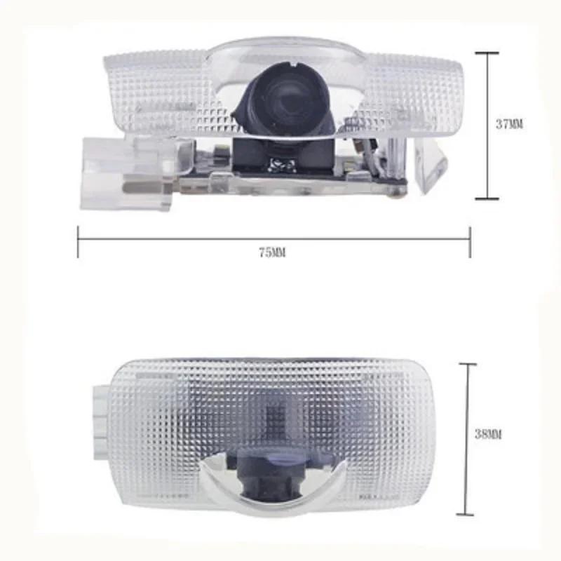 2pcs car led Door Welcome Lights Logo project Lamp Auto Accessories For Toyota Crown S170 S180 S200 S210 Royal Majesta Athlete