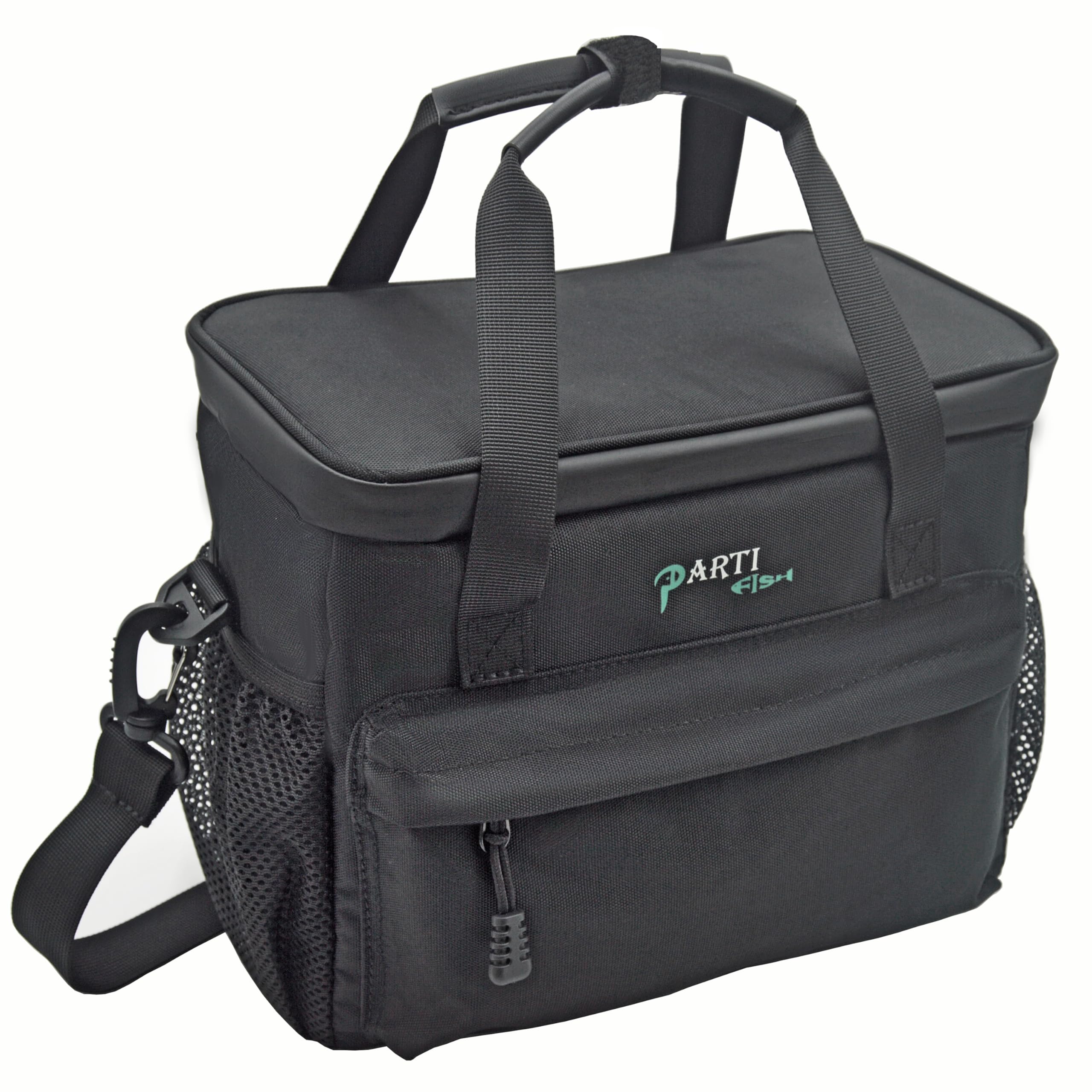 

PARTI FISH Insulated Cooler Bag, 9L Capacity, 5-Layer Insulation, Lightweight Tote Style for Camping, Fishing, Going to Work, and the Beach,