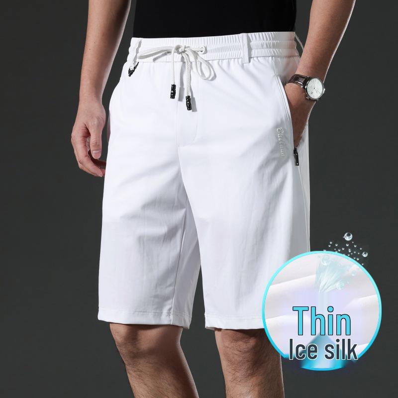 

Men s Ice Silk Quick-Dry Sports Shorts - Summer Thin Five-Point Casual Mid-Length Pants 35