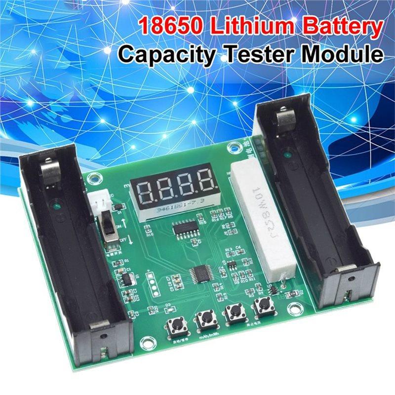 A12E-XH-M240 Battery Capacity Tester Voltage Indicator Module For 18650 Lithium Batteries In Mah/Mwh Units
