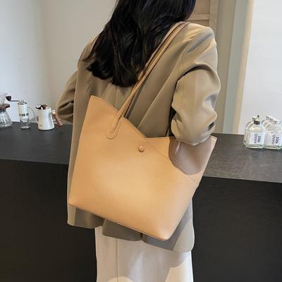 Large-capacity Bag Women's 2025 New High-end Niche Shoulder Bag Versatile Tote Bag Tote Bag