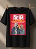 Matthias Reim 35 Jahre Rote Jubiläumstour Grafik Mit Sängerporträts Und Kräftigem Gelb Unisex Alle T-Shirt