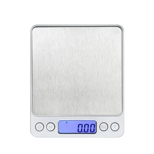 ALLVD Digital Scale, 3kg Capacity In 0.1g Increments, Kitchen Electronic Balance with Tare, Counting, and Auto-Off Functions, Precision Scale, Battery