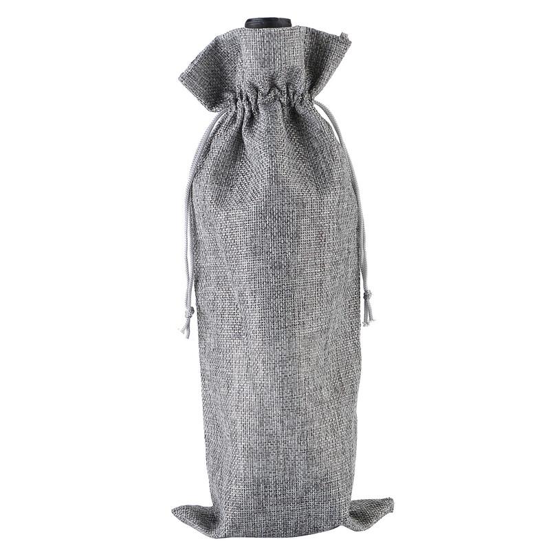 Linen Wine Bottle Bag Set