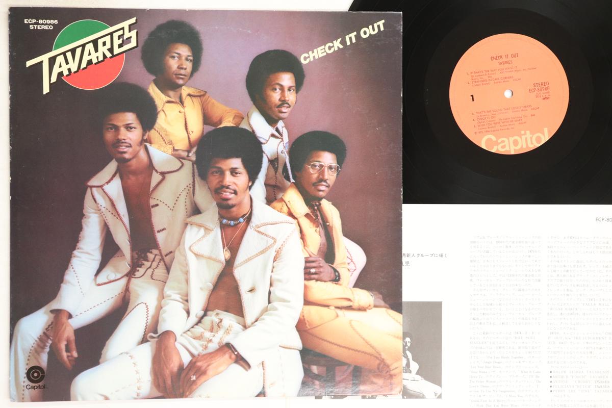 

LP Record TAVARES - Check It Out ECP80986 CAPITOL 1974 Japan Soul/Funk Used