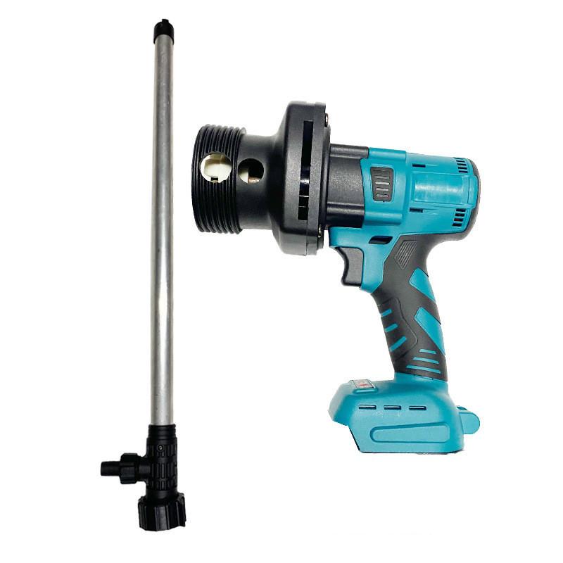 High Power Brushless Oil Pump Portable Liquid Extraction Bucket Pump Large Capacity Lithium-ion Diesel Pumping Unit Blue