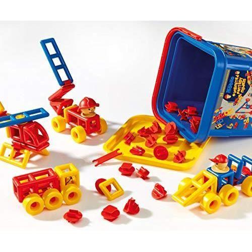 Jouet de construction - MOBILO - 256 STARTER PACK - 86 pièces - Couleurs primaires - Pour enfants dès 2 ans