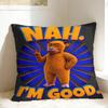 NIU Lai Chinese Cow Internet Viral Meme Pillow Case  Fashion Pillow Cover Design Pillowcases For Couch Sofa Bedroom