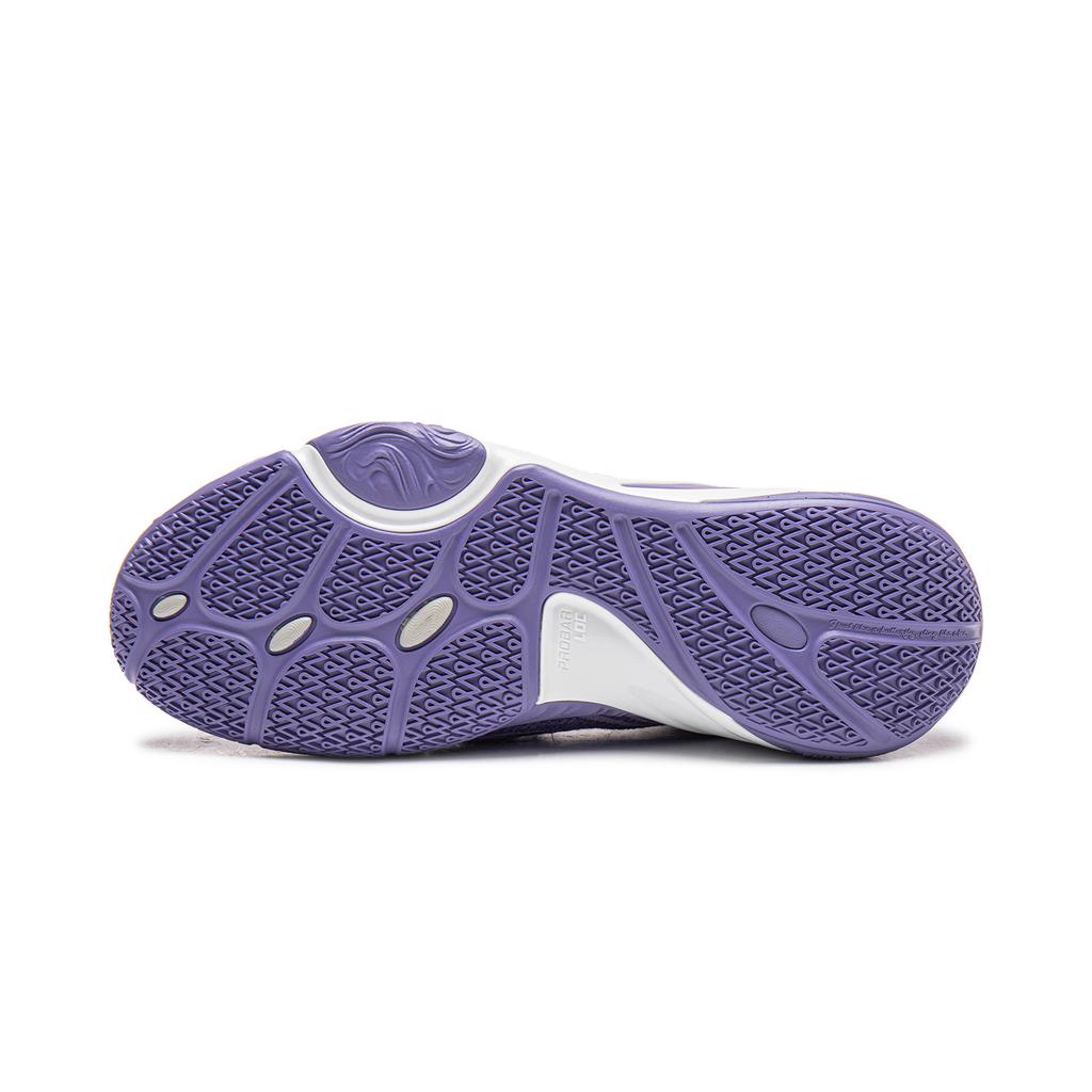 Li Ning DLO1 Dämpfung Rutschfest Abriebfest Rückprall Griff Niedriger Schaft Basketballschuhe Herren Glockenblumenlila ABPV009-8