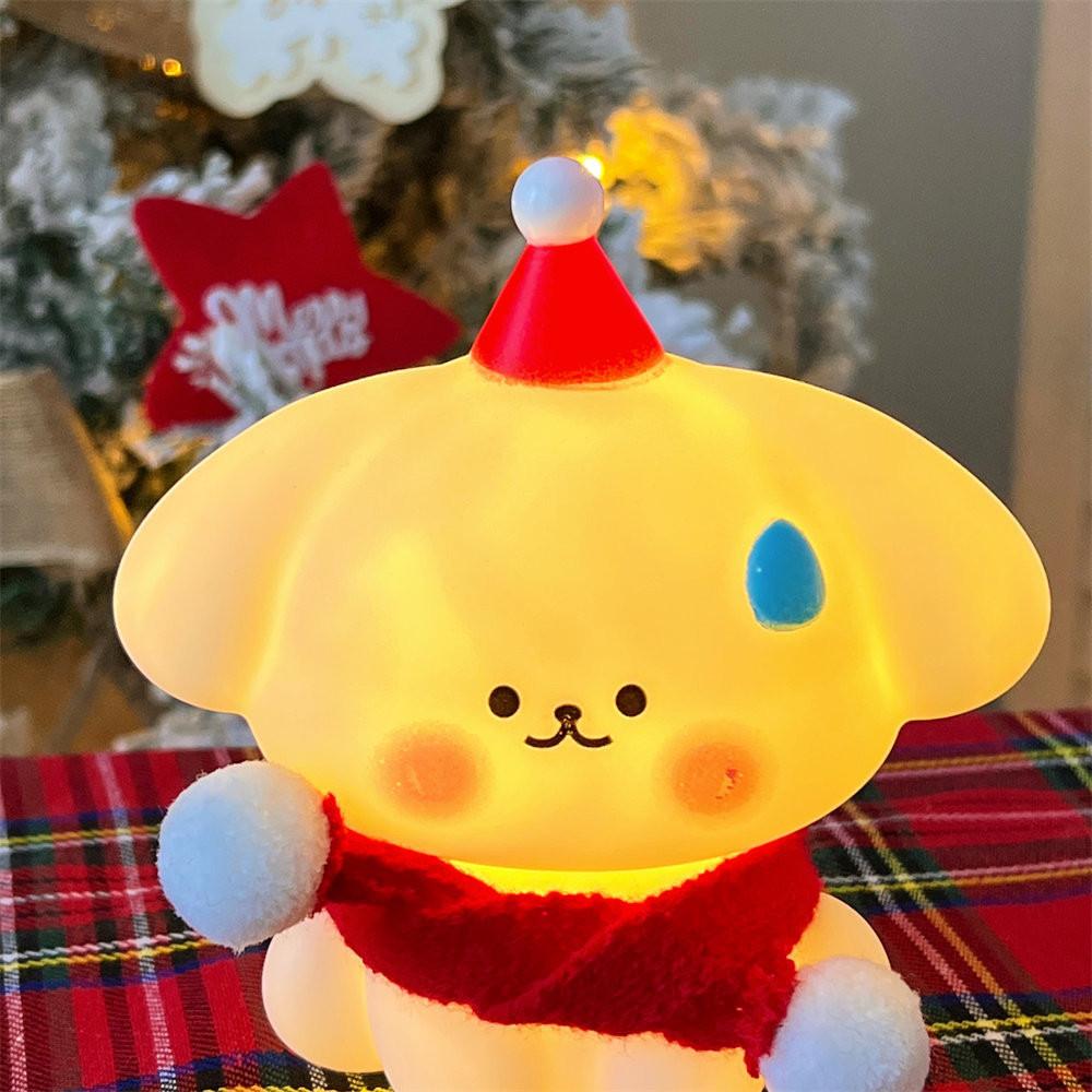 Lamp Button Night Cell Powered Cartoon Cute Dog Shaped Atmosphere Lights