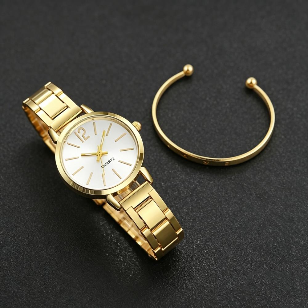 Fashion Design Women's Quartz Watches Elegant Simple Style Ladies Wristwatches Best Gifts Set for Family,Friend