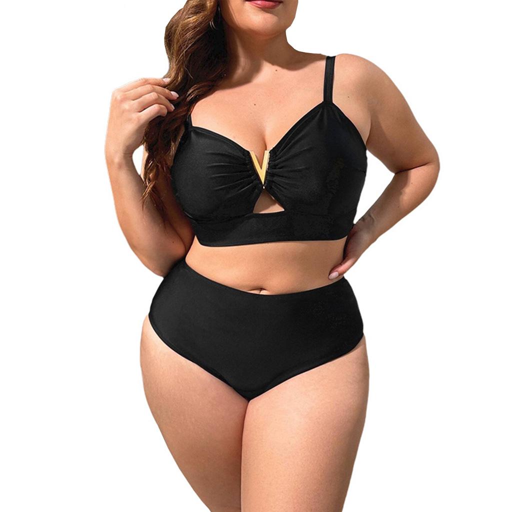 Women's Plus Size Split Bikini Suit Swimsuit Swimsuit Plus Swimsuit