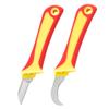 Multi-functional Plastic-handled Electrician's Knife, Cable Stripping Knife, Cable Cutting Tool for Wire Cutting.
