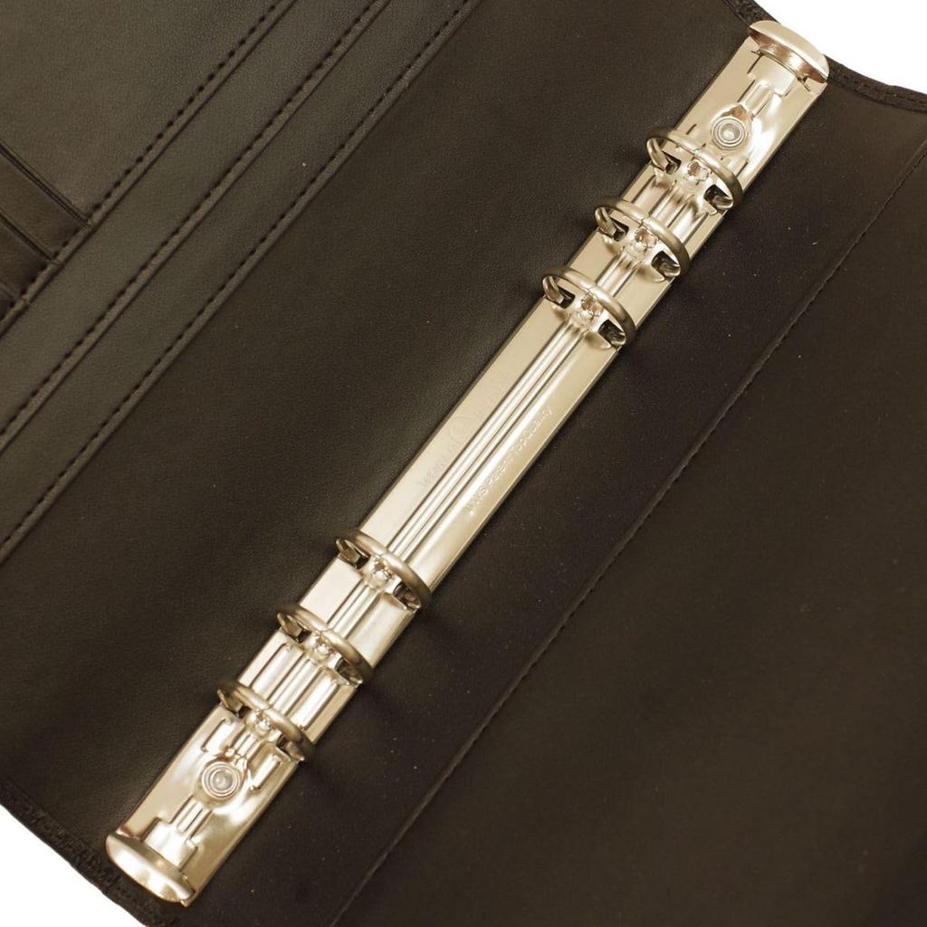 Franklin Planner POLARIS Sheepskin Binder A5 Size 20mm Black 64111