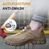 Work Shoes Boots Men Women Steel Toe Safety Boots Breathable Mesh Work Sneakers Anti-Smash Safety Shoes Man Construction Shoes