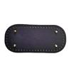 Woven Oval PU Cross Pattern Bag Bottom, 22x10cm - Handmade DIY Bag Accessory