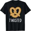 Twisted Pretzel Illustration Graphic T-Shirt