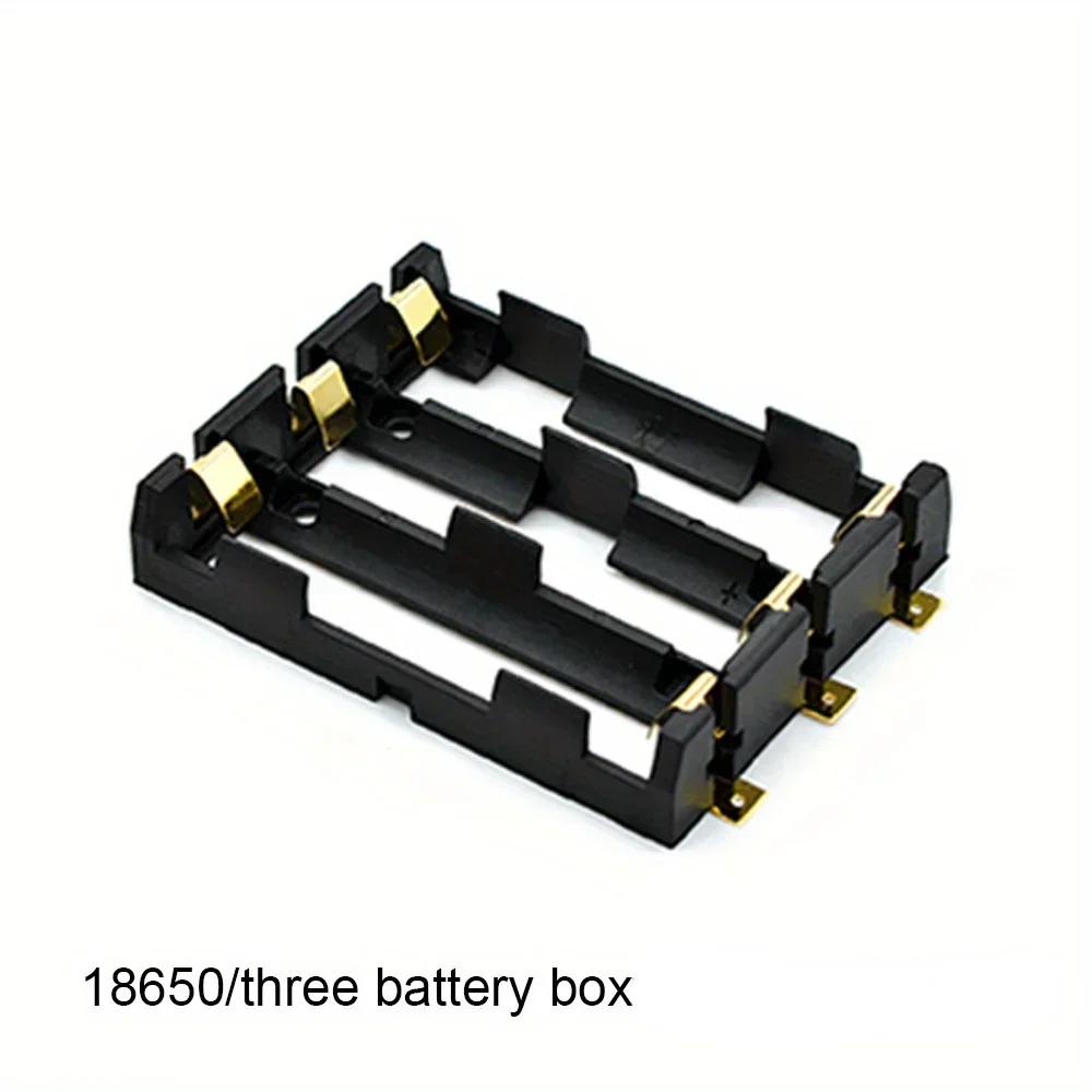 1 2 3 4 Slot 18650 SMT Battery Holder 18650 SMD Battery Box Storage Case Container Power Bank With Bronze Pins Rechargeable SMT