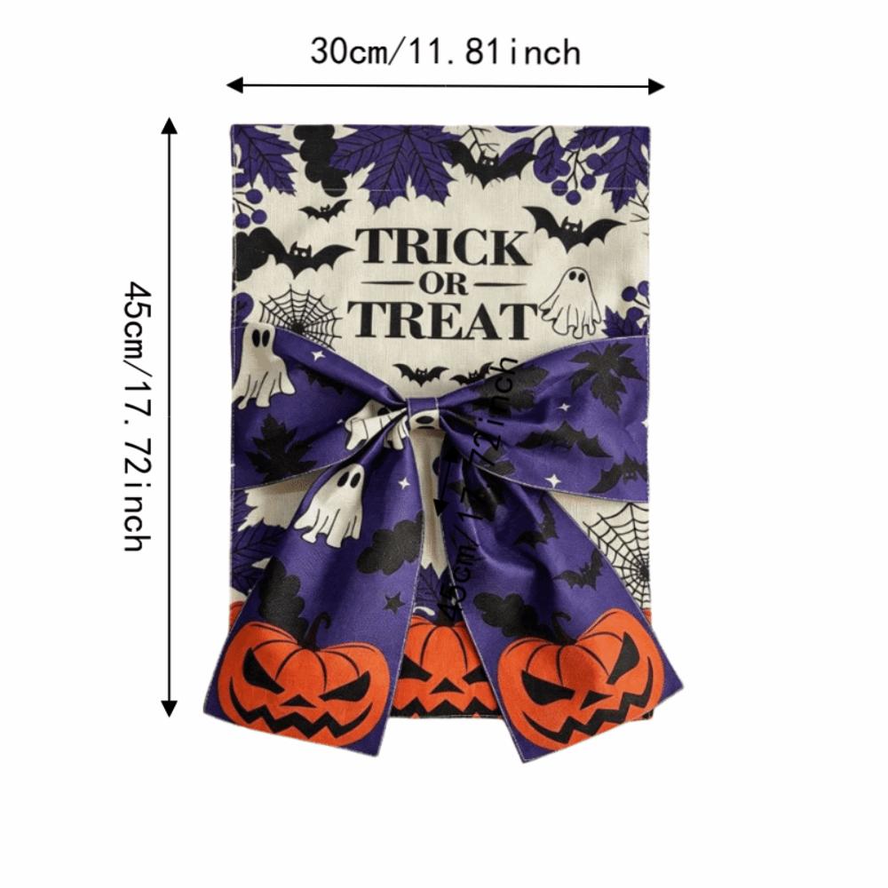 Washable Halloween Decoration Cloth Fall Garden Flag Multiple Styles Sign Outdoor Decoration Deck
