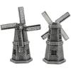 Windmill Ornaments, Mini Vintage European Holland Windmill Statue for Home Office Desktop Bookshelf Decor