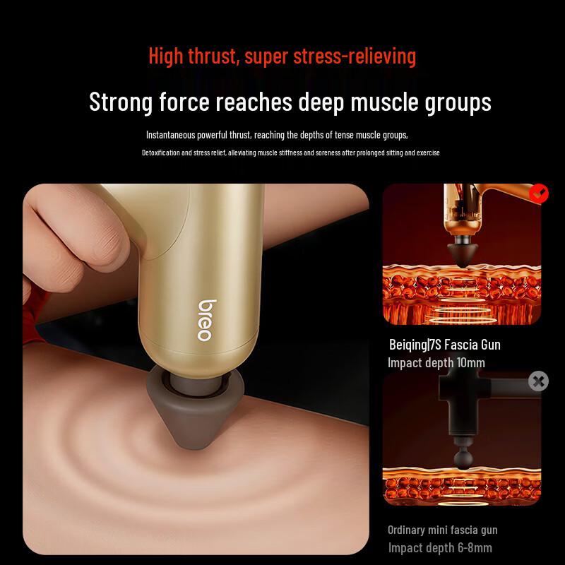 breo 7S Sun Yingsha Signature Percussion Massager CN plug (adapter included)