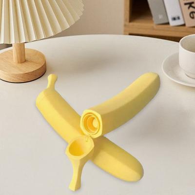 Yousheng 1/2/3Pcs Retractable Banana Longsword Toy 3D Printed Plastic Banana Wand Extendable Banana Stick Men Women Role-Playing Prop Toy