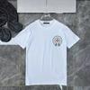 D39 CHROME HEARTS 2026 Summer New High Quality Cotton Round Neck Loose Large Size Men's and Women's T-shirt Couple T-shirt