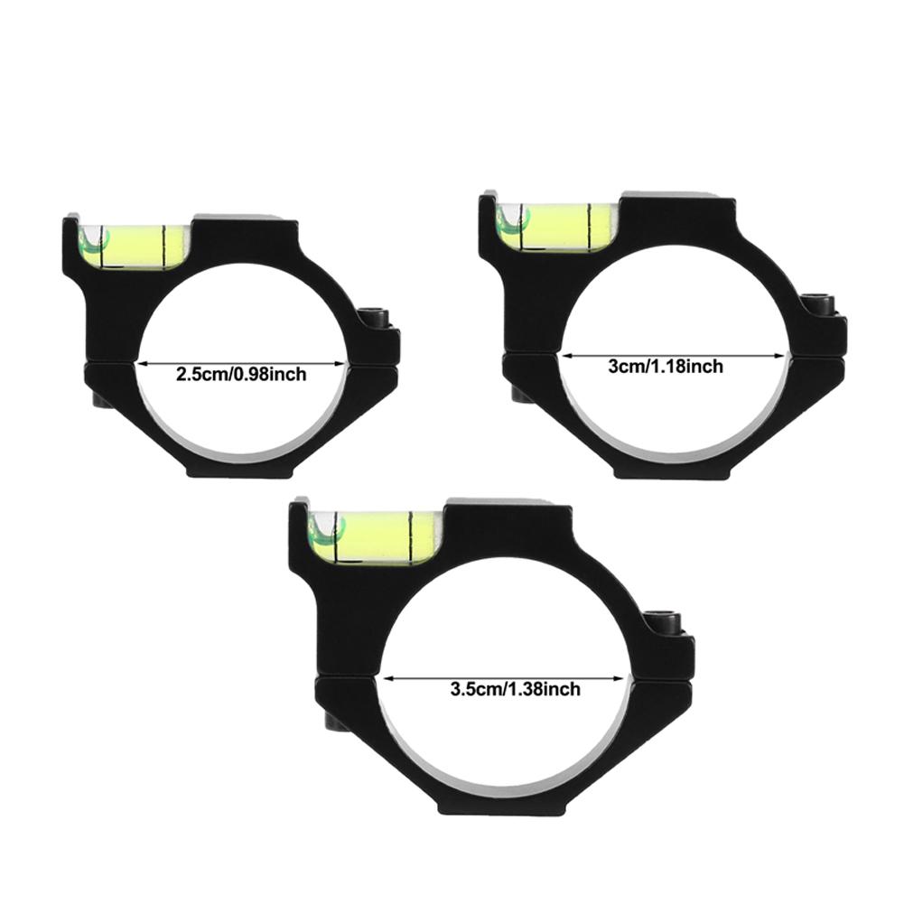 1Pc Hunting Bubble Level Optical Scope Mounts for 25.4/30/35mm Picatinny Rail Rifel Scope Leveling Tool Kit Hunting Accessories