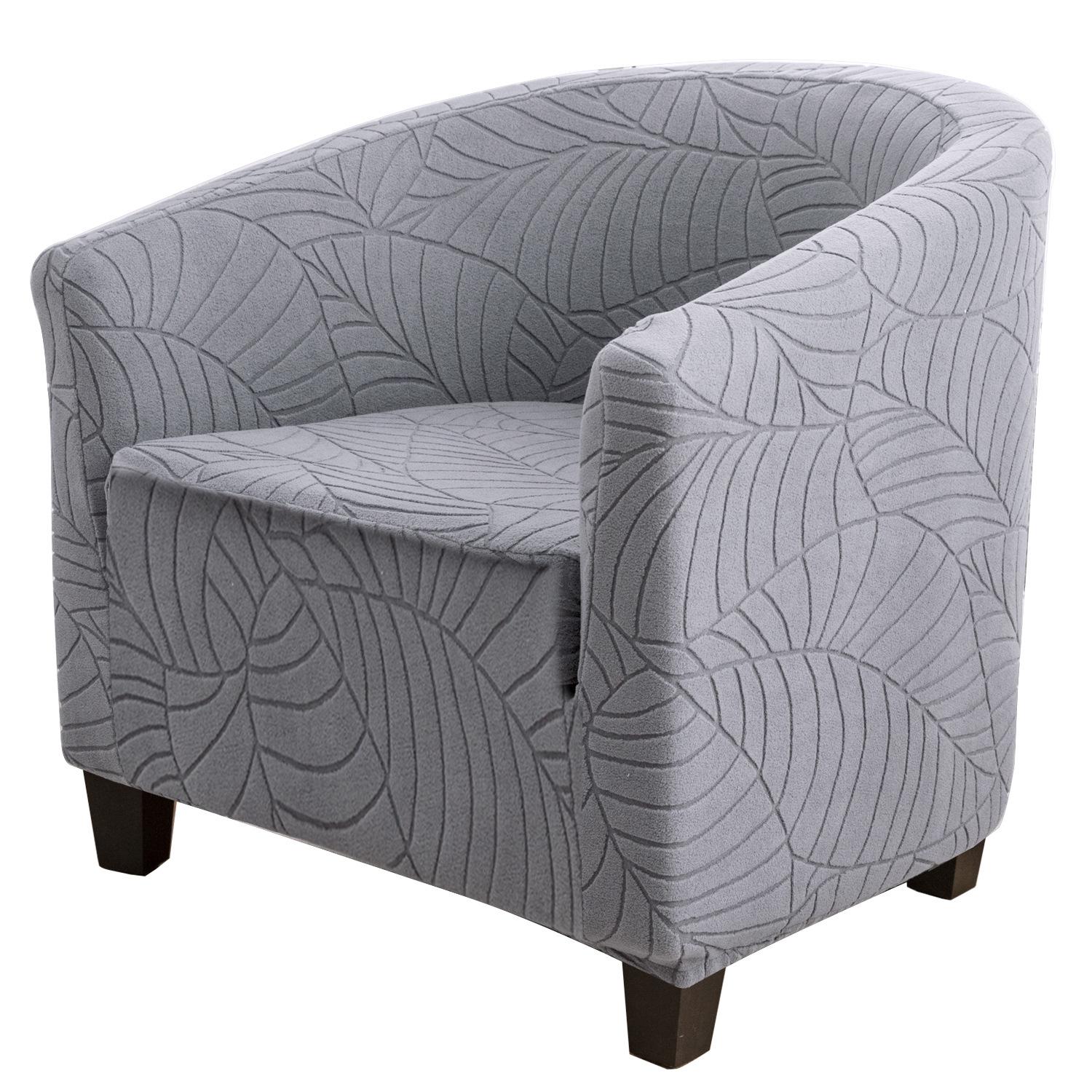 Leaf Pattern Jacquard Full-cover Sofa Cover Set - Club Casual One-piece Elastic Sofa Cover 4170₽