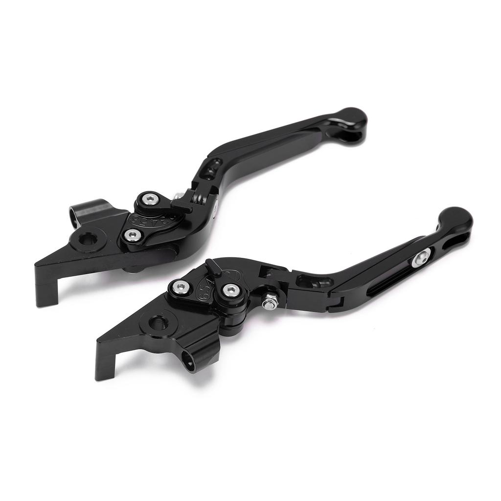 Motorcycle Adjustable Brake Clutch Lever CNC Aluminum Alloy Replacement for YAMAHA TMAX 530 2012‑2019Black