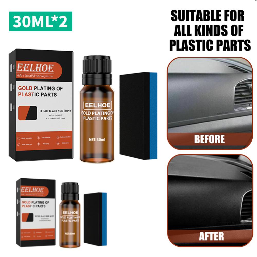 90/60/30ml Auto Plastic Restorer Back To Black Car Cleaning Products Auto Maintenance Cleaner Coating Polishing Cleaning Tool