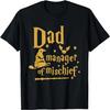 Lustiges Herren Magischer Papa Manager des Unfugs Vatertags T-Shirt