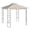 VidaXL Gazebo Garden Arbor Outdoor Pavilion Reception Tent Garden Marquee Picnics 3x3x2.7 M Cream 313912