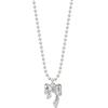 REINDEER [SILVER 925] HOLIDAY BOW NECKLACE 04