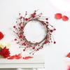 Artificial Heart Berries Wreath For Valentines's Day Decoration Decorative Garland Wedding Window Table Centerpieces