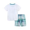 Summer new boys' suit children's suit knitted cotton medium and small children's two-piece set children's shorts suit