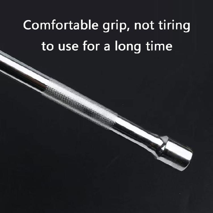 1/2Inch Drive 50cm Socket Extension Rod Ergonomic Design Metal Tool For Mechanical And Construction Use