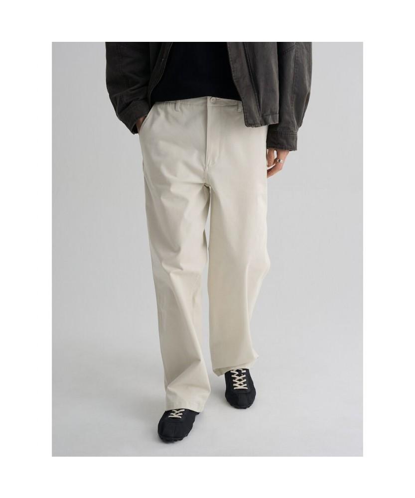 8seconds Cotton Spandex Semi-Wide Fit Pants Ivory