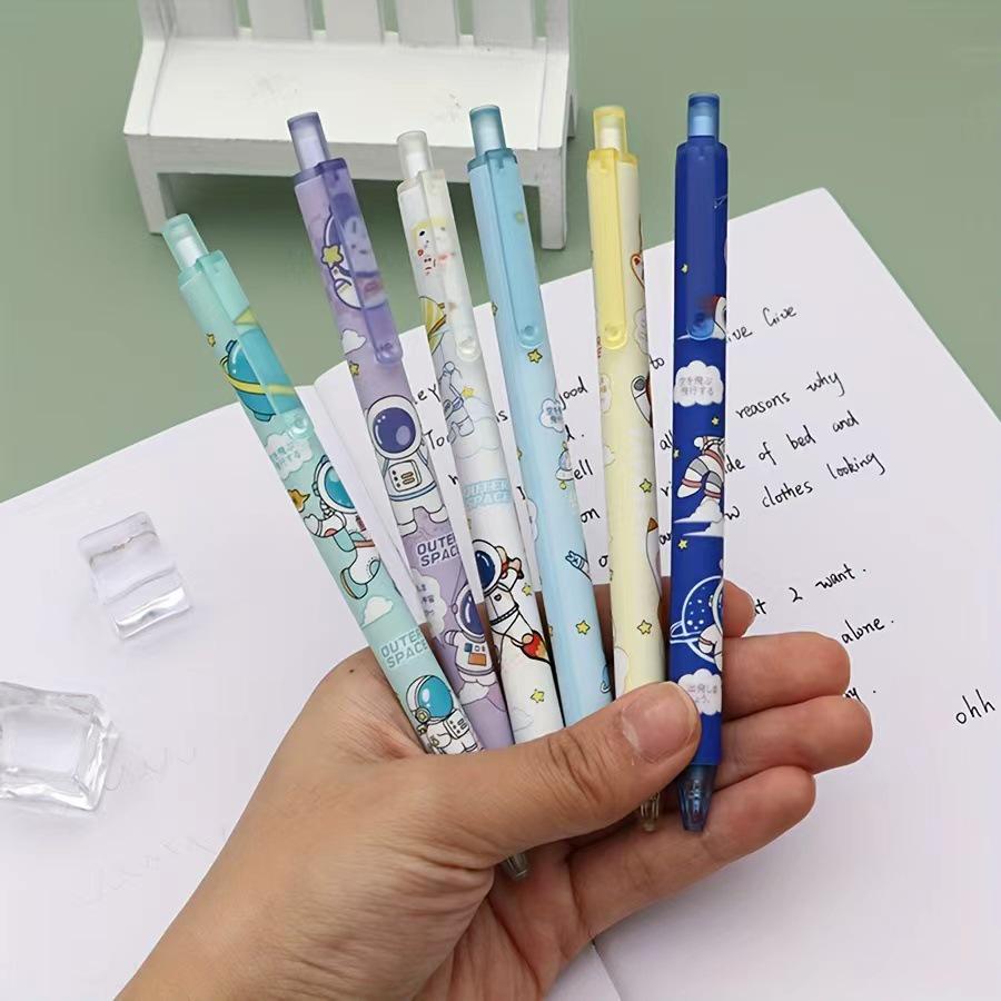 

Cute Cartoon Press-Type Black Pen, 0.5mm for Students 0.5mm