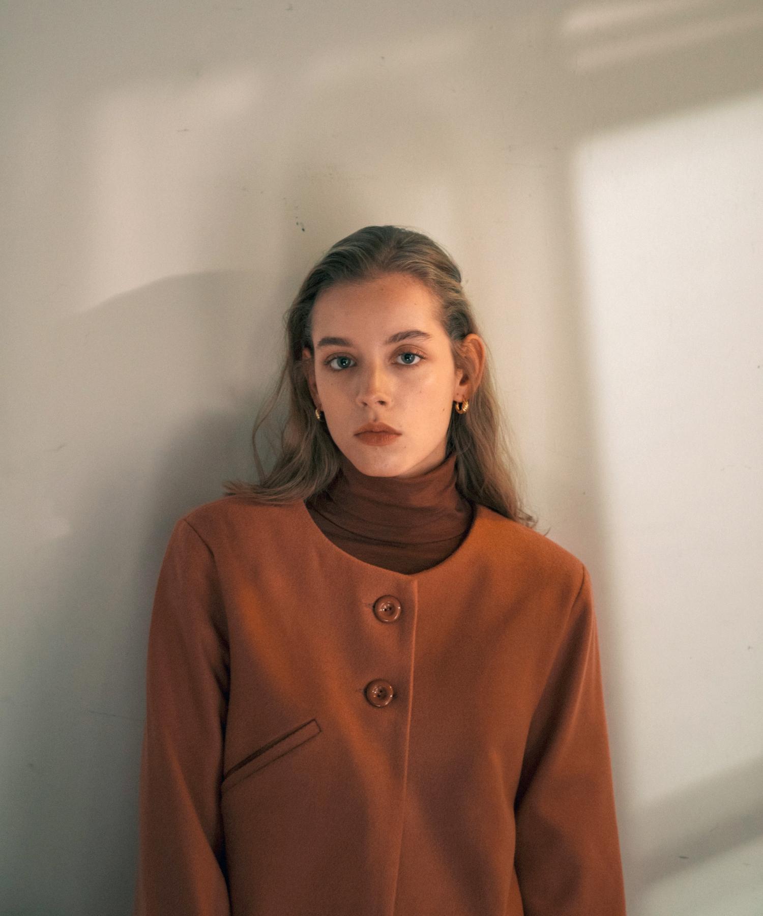 Retour Deux Vingt Quatre Modal Turtleneck Top (Brick) L